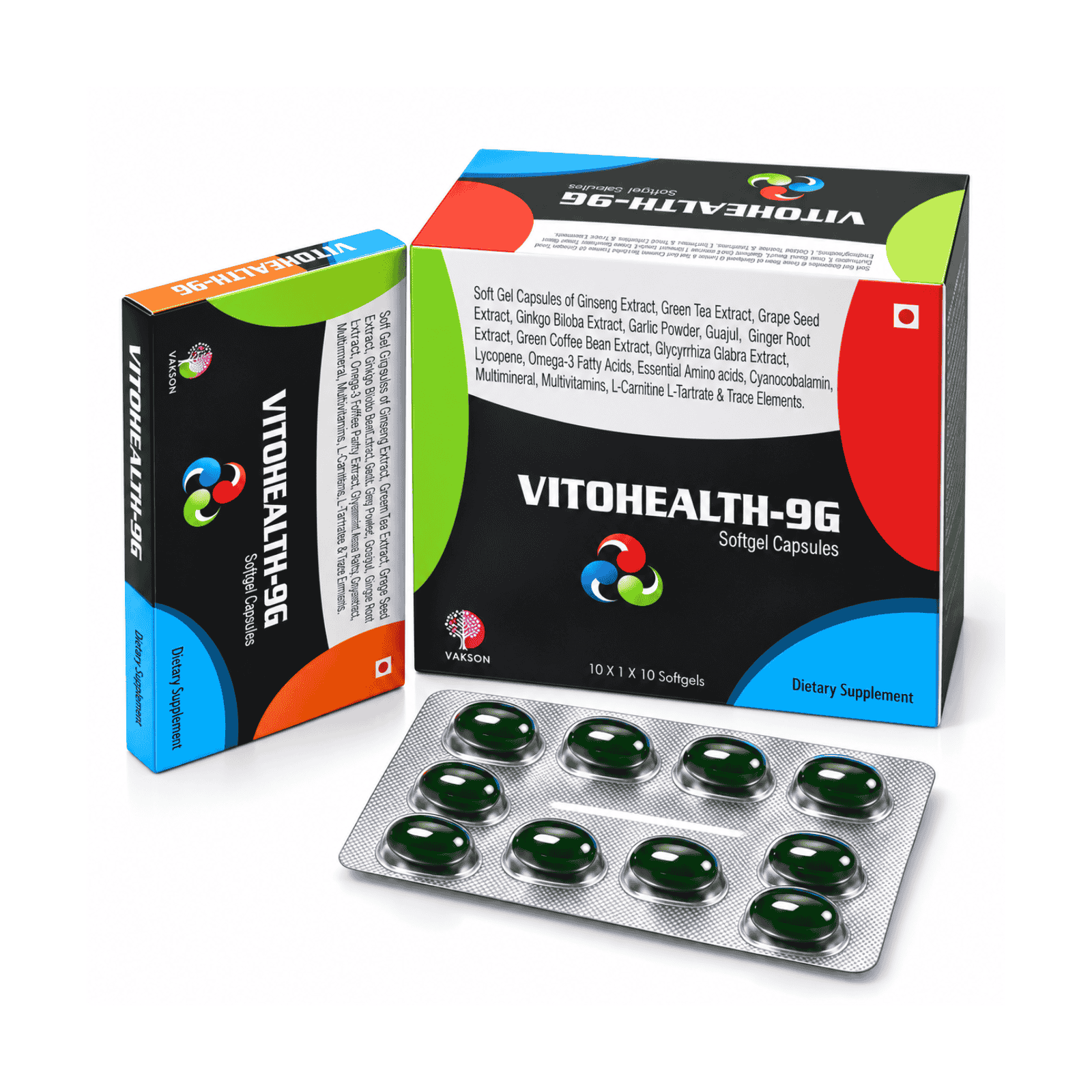 Yaxon Vitohealth 9g Softgel Capsules